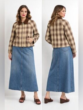 Christian Lacroix Plaid Collar Jacket